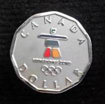 (Lingang loft) Winter Games Vancouver add insignia big coin badges badges
