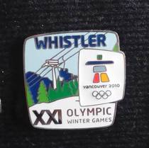(Lingang loft) STL Column Badge ski Winter Olympics ER Department cable car badges badge Vancouver WHI