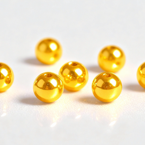 【凤彩鸣】古法珠足金999黄金转运珠手链小金珠子手串纯金宝串珠 - 图3