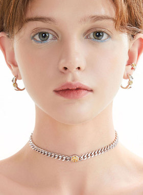 tripletipsy拼色短项链