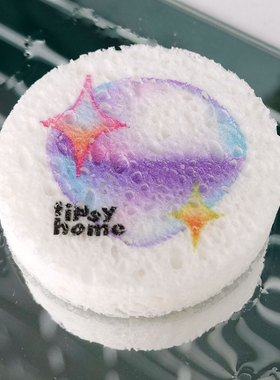 triple tipsy三倍微醺 珍珠戒指手链造型 环保木浆海绵清洁擦