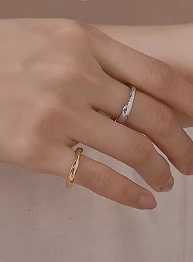 关节戒指刘雨昕尾戒喻言同款