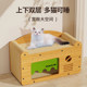 Cat scratching board, wear-resistant and not easy to shed crumbs, double-layer cat nest, all-in-one, four-season cat claw board, scratch-resistant cat toy cat house
