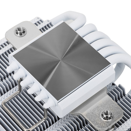 利民AXP120-X67 WHITE ARGB风冷散热器纯铜下压式CPU散热器67mm ITX小机箱 LGA1700/AM4 - 图2