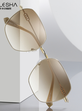 酷e夏防晒多边形时尚简约女墨镜