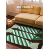Yule Retro Living Room Carpet Designer Niche