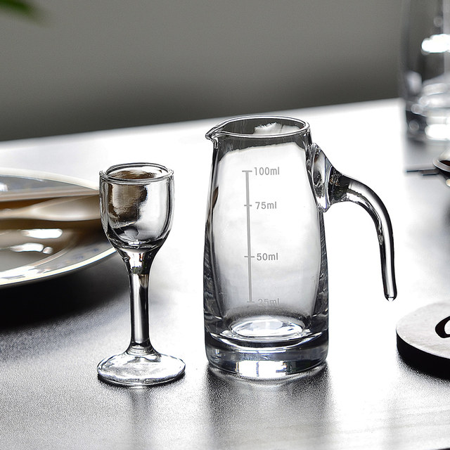 Erliang White Wine Glass Wine Diver Set ຊ່າງຫັດຖະກໍາ Qi