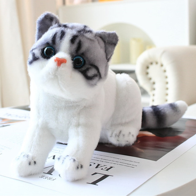 Simulated cat doll fluffy toys