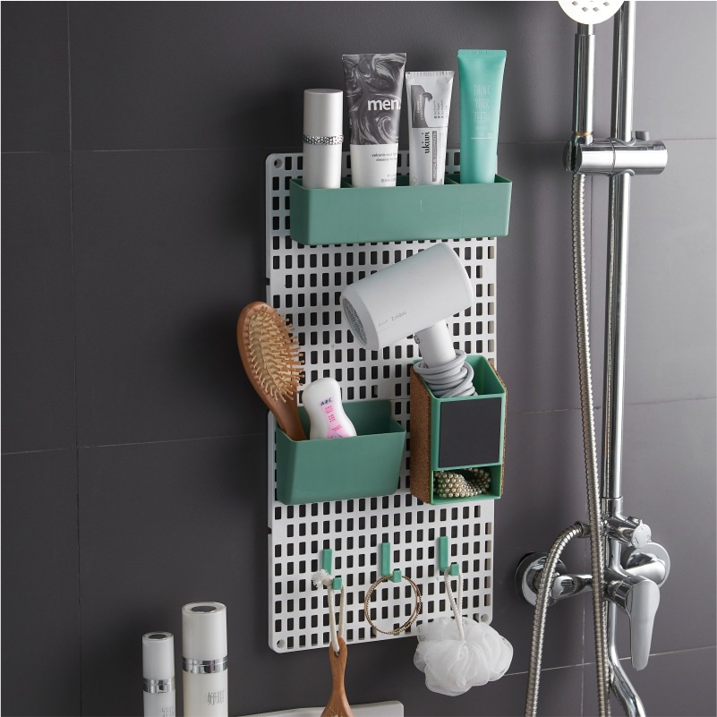 新品Hole plate racks, wall-mounted storage racks, punch-free - 图2