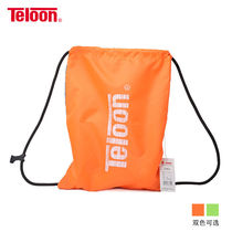 Tennis racket shoulder bag with double shoulder back pocket waterproof bunches ball shoes bag nylon oxford cloth orange