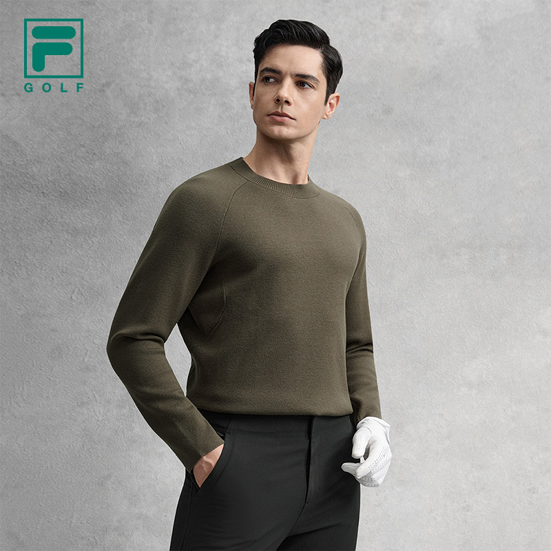 FILA 斐乐官方男子编织衫2026春新款高尔夫运动套头毛衣基础上衣,淘宝优惠券,粉丝福利购,淘宝优惠卷