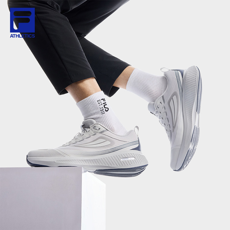 FILA 斐乐柔云3+ N路跑鞋男鞋2025冬季新款贾卡户外缓震运动鞋子,淘宝优惠券,粉丝福利购,淘宝优惠卷