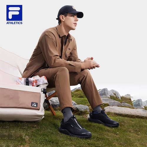 FILA 斐乐BOA WOLF男鞋跑步鞋2025夏季新款户外旋钮健身运动鞋男 - 图2