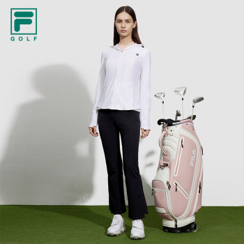 FILA Golf Official Women's Ice Silk Sun Protection Clothing 2024 Summer New Golf Sports Jacket