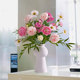 Simulated bouquet, single flower, living room window display, vase, home decoration flower, Teacher's Day table decoration