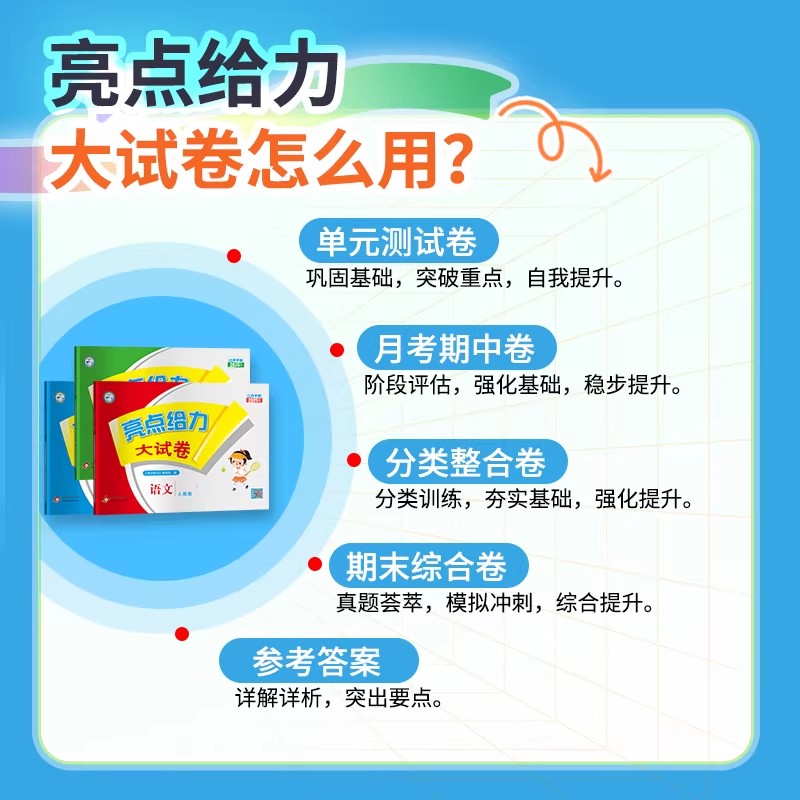 江苏适用2026秋版亮点给力大试卷一年级二年级三四年级五六年级册下册语文数学英语江苏学霸提优大试卷期末冲刺提优课时作业本