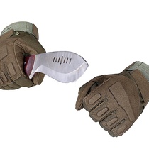 Special Soldiers Outdoor Tactical Gloves Arms fans anti-slip riders Black Hawk Russ All-finger glove mens training
