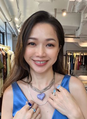 土耳其品牌心型吊坠锁骨链