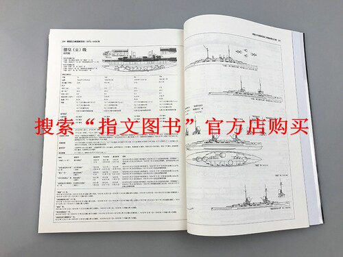 【指文官方正版】《德国主力舰图解百科:1871-1918年》大开本海洋文库舰艇武器海战战列舰驱逐舰潜艇航母德意志帝国大舰队巨炮 - 图2