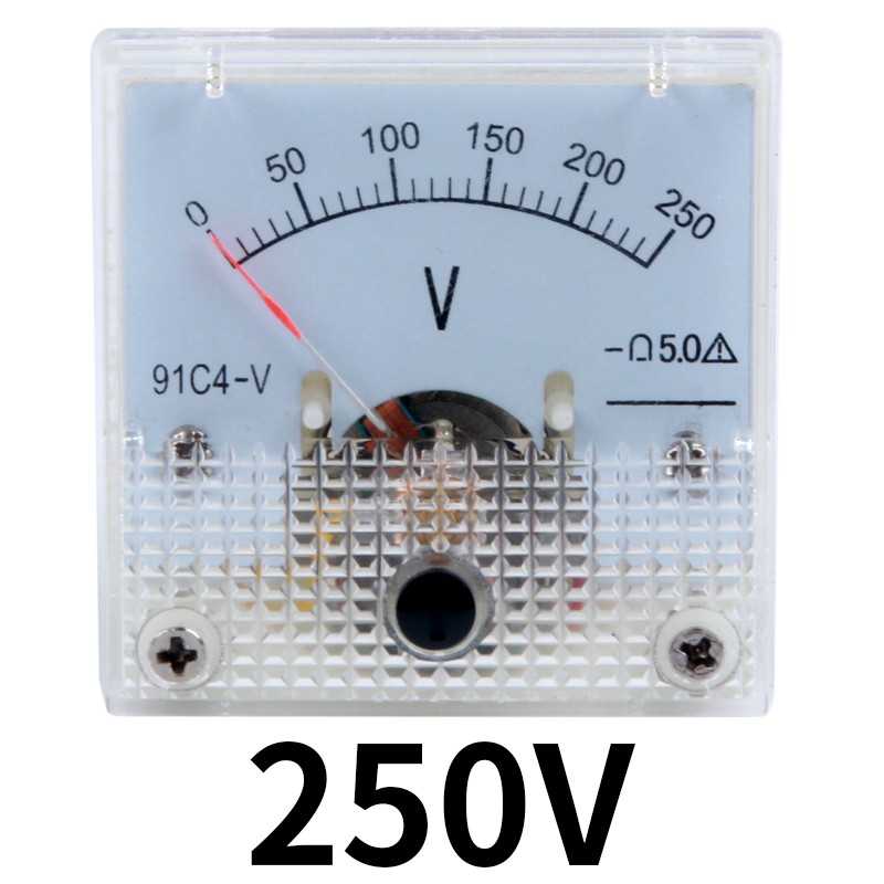 指针式直流电流表91C4-1A 2A 3A 5A10A 50V 100V250V机械电压表头 - 图1