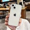 Apple iPhone silicone simple high-definition transparent soft case