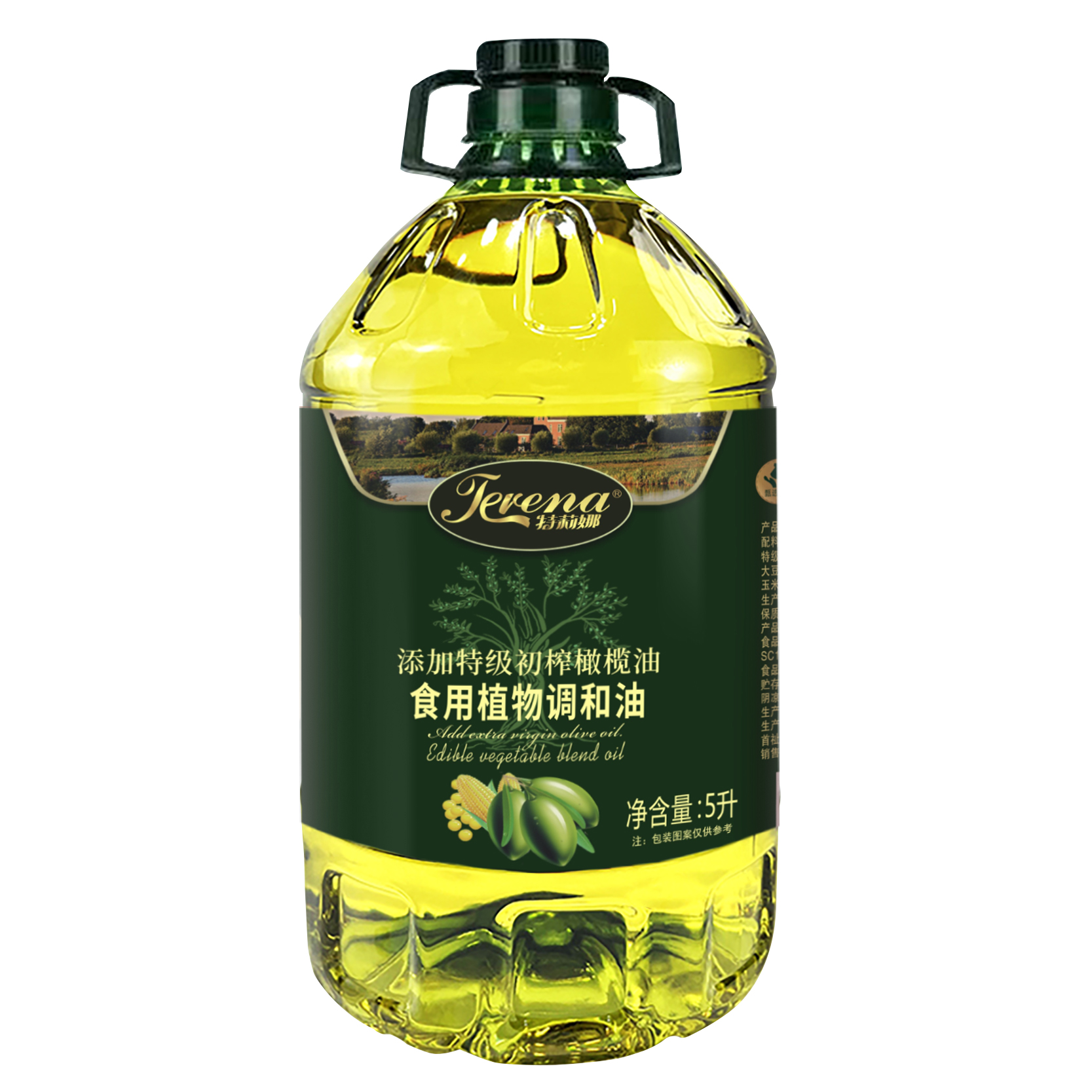 添加特级橄榄油家用橄榄调和油5升食用油初榨橄榄油约10斤特价-图3