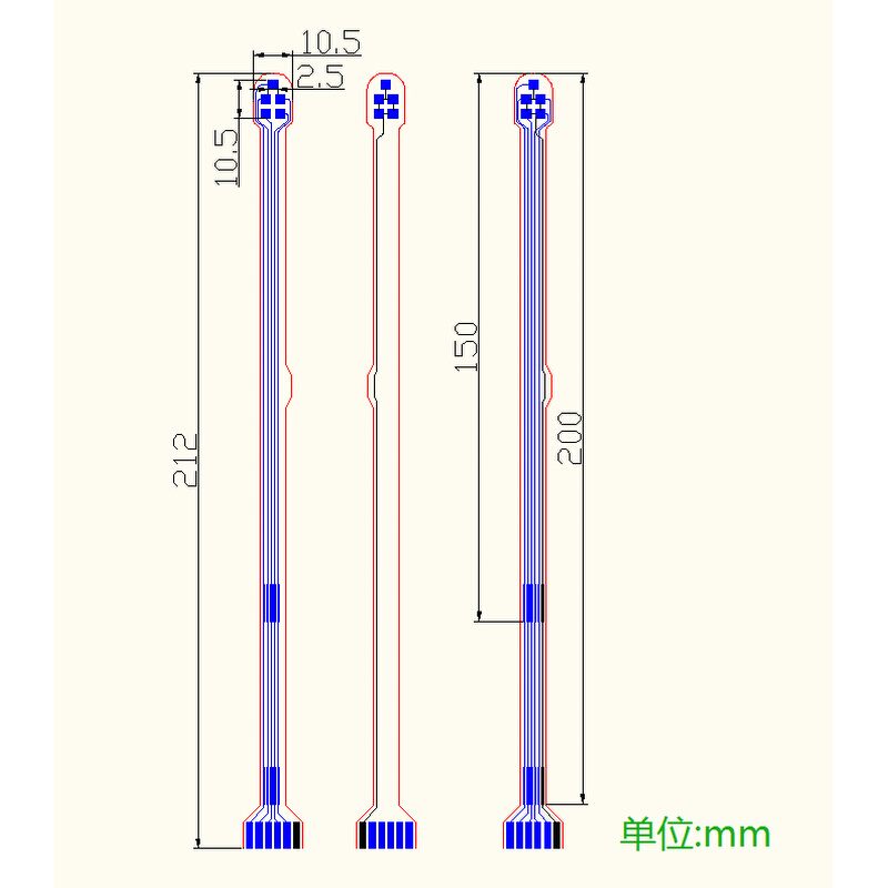 M0105S薄膜压力传感器抓握力柔性高密度压阻式电阻片高灵敏测力 - 图1