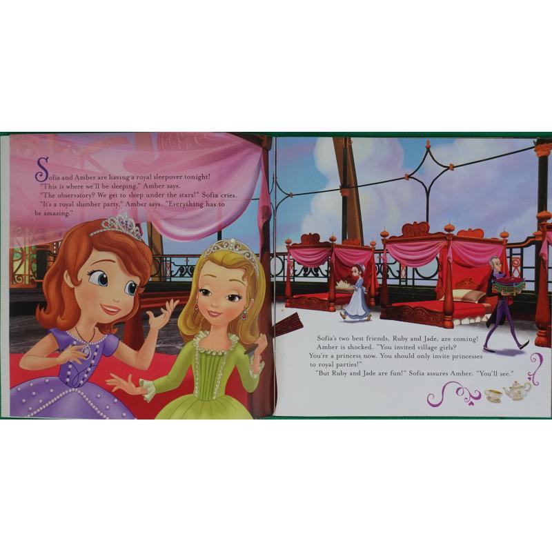 Sofia the First The Royal Slumber Party by Disney Book Group Catherine Hapka平装Disney索非亚一皇家卧谈-图2