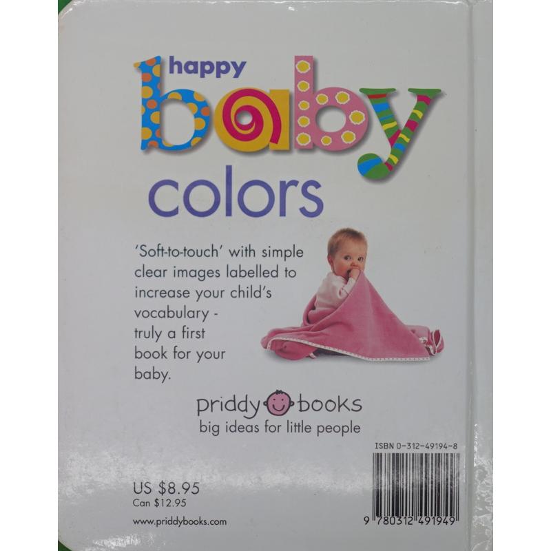 Happy Baby: Colors by Roger Priddy木板书Priddy Books快乐宝贝:颜色 - 图0