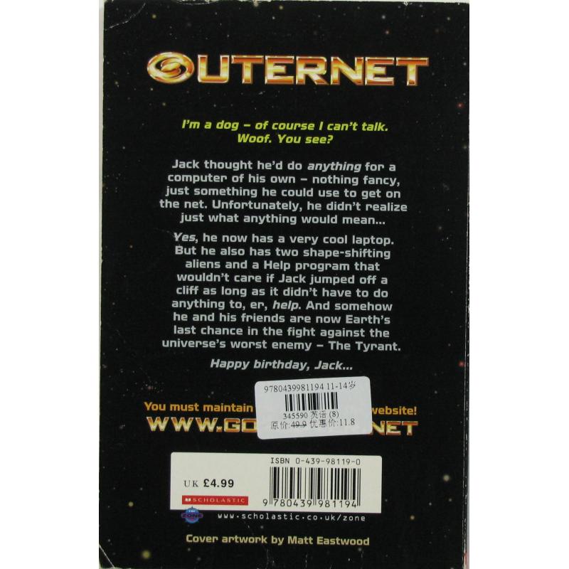 Outernet: Friend or Foe by Steve Barlow and Steve Skidmore平装ScholasticOuternet:朋友还是敌人 朋友 - 图0