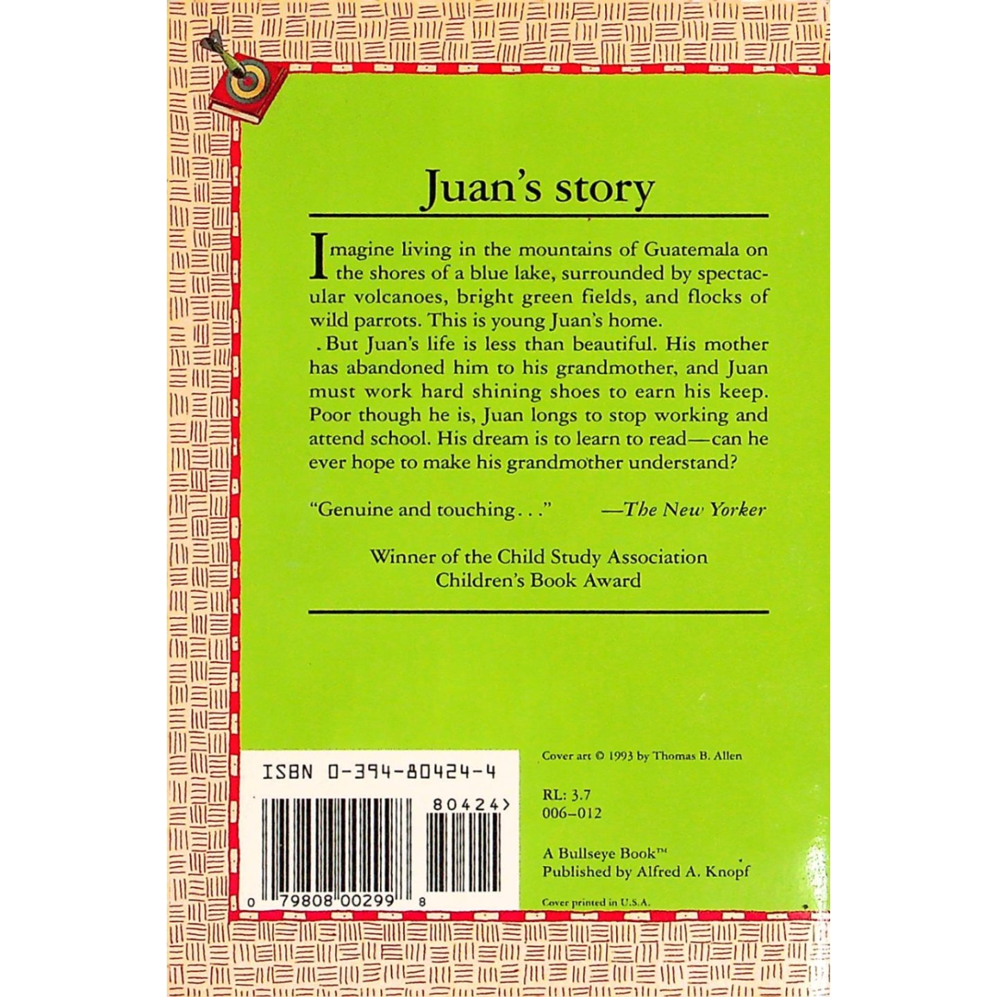 英语原版书牛眼图书系列世界上最美丽的地方小学生适读绘本美国儿童图书协会奖作品安卡梅伦著托马斯B艾伦绘讲述危地马拉男孩的 - 图0