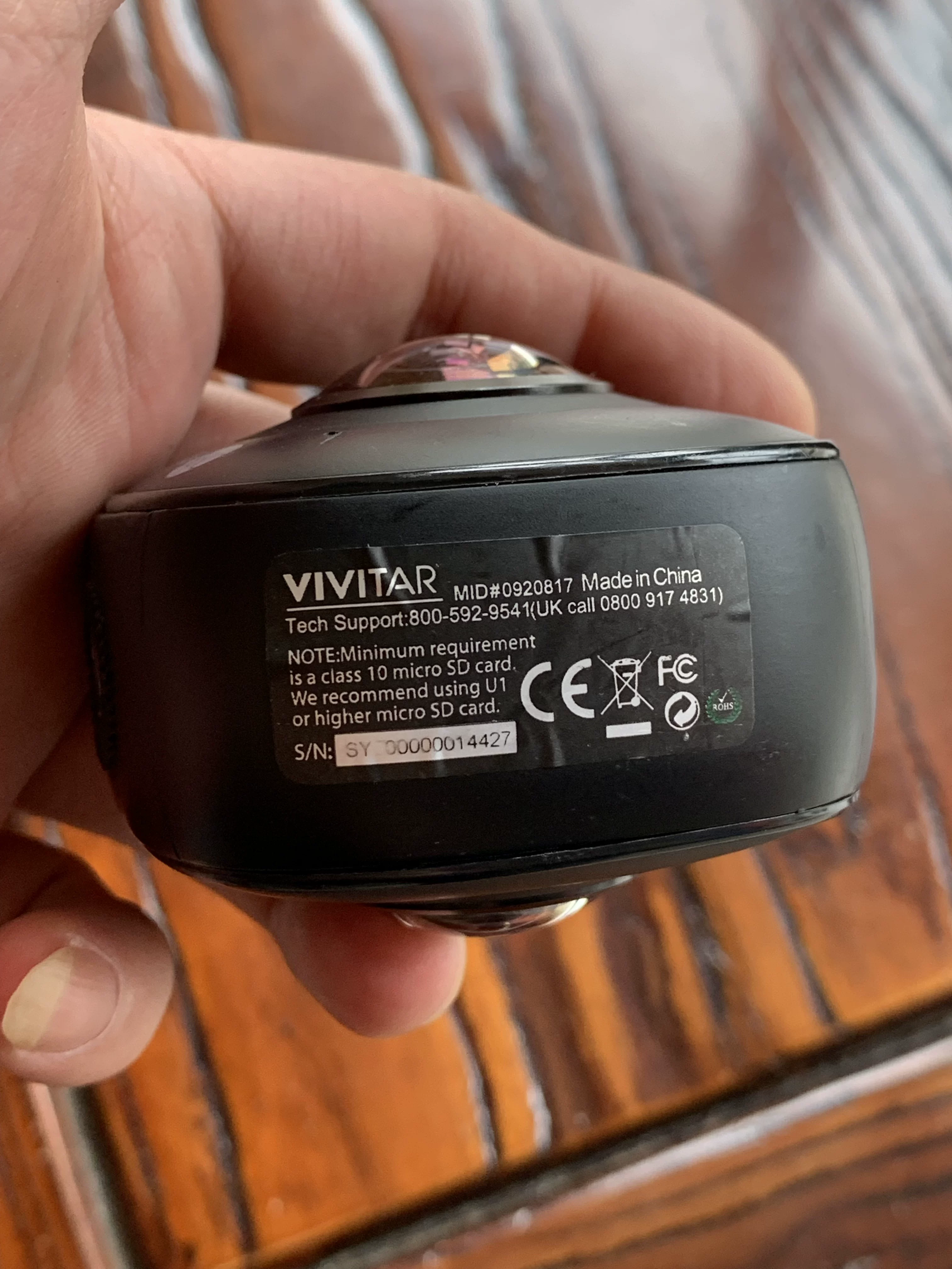 Американский Vivitar 360 панорама 4K спортивная камера 1600W съемка на открытом воздухе без дрожи VR камера
