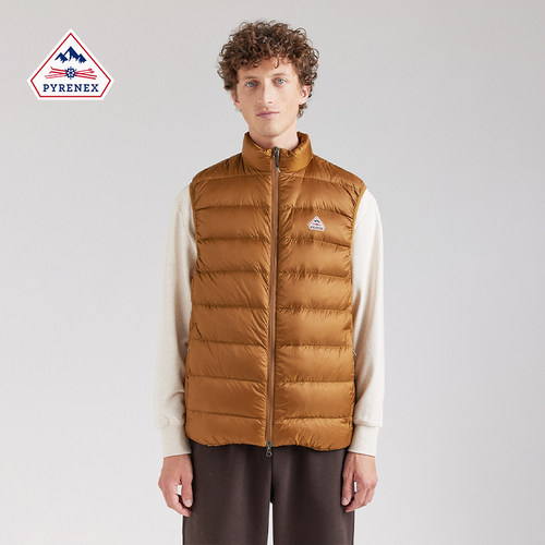 Pyrenex 男士轻便休闲立领法国鸭绒马甲排骨羽绒服 ARIAL VEST - 图1