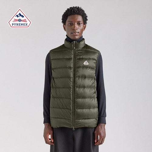 Pyrenex 男士轻便休闲立领法国鸭绒马甲排骨羽绒服 ARIAL VEST - 图0