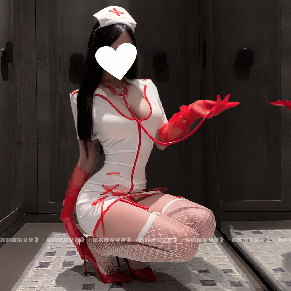 喵:“日系护士”性感纯欲cosplay医生制服套装情调小胸连衣裙睡衣,淘宝优惠券,粉丝福利购,淘宝优惠卷