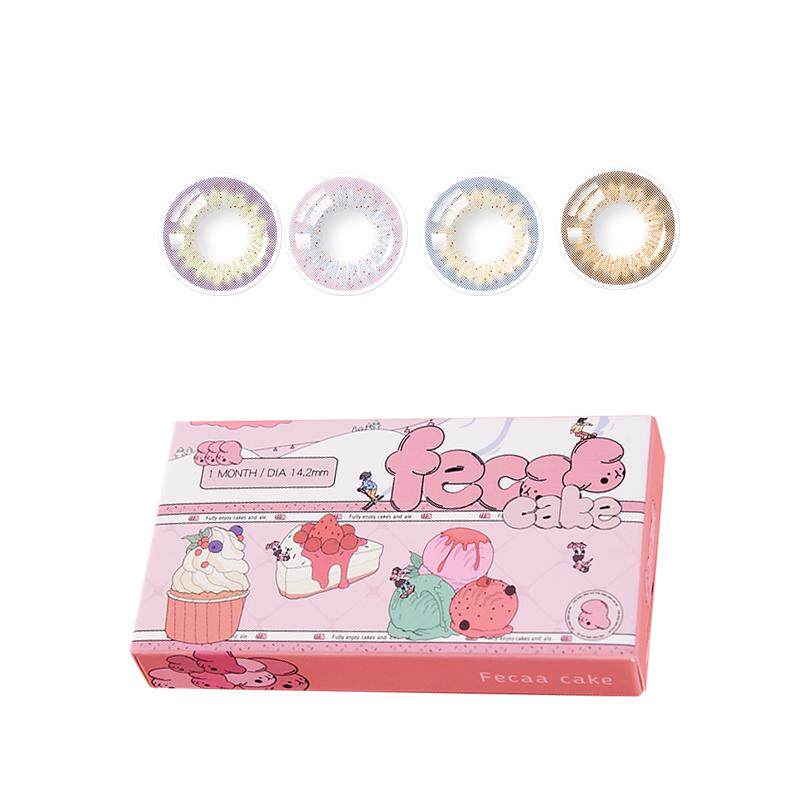 Fecaa绯可美瞳日抛10片装一次性女大小直径近视隐形眼镜官方正品