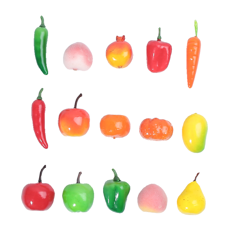 仿真果蔬模型苹果青椒桃子泡沫塑料装饰餐桌橱窗摆件谷美拍摄道具,淘宝优惠券,粉丝福利购,淘宝优惠卷