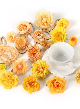 婚庆簪花草帽花胸花装饰假花绢花