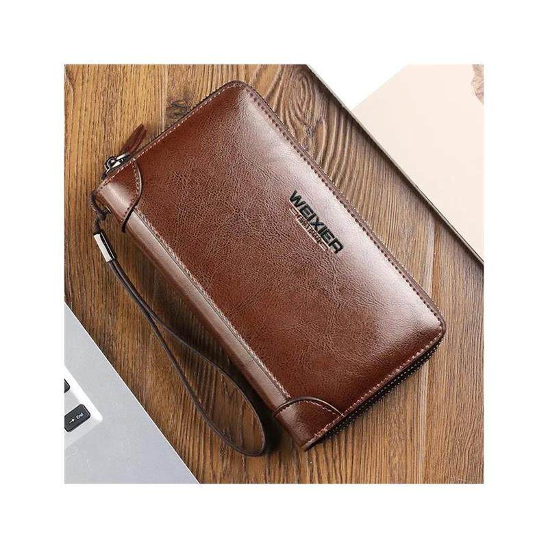 雨婕优品店双拉手包男包多功能钱包商务长款S手拿包手抓包男款,淘宝优惠券,粉丝福利购,淘宝优惠卷