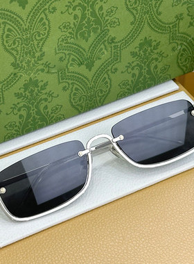 出口高品墨镜女潮个性小方框倪妮
