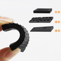 i multi mm thickness solid gasket door and window tempered glass fixed mounting pad plastic cushion high U block assistant clip 2022