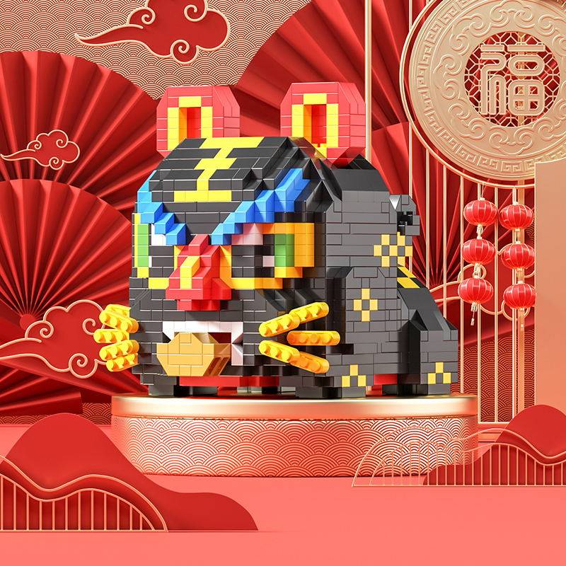 新年儿童益智男孩生日礼物拼装玩具 孩童年代建构/拼插积木