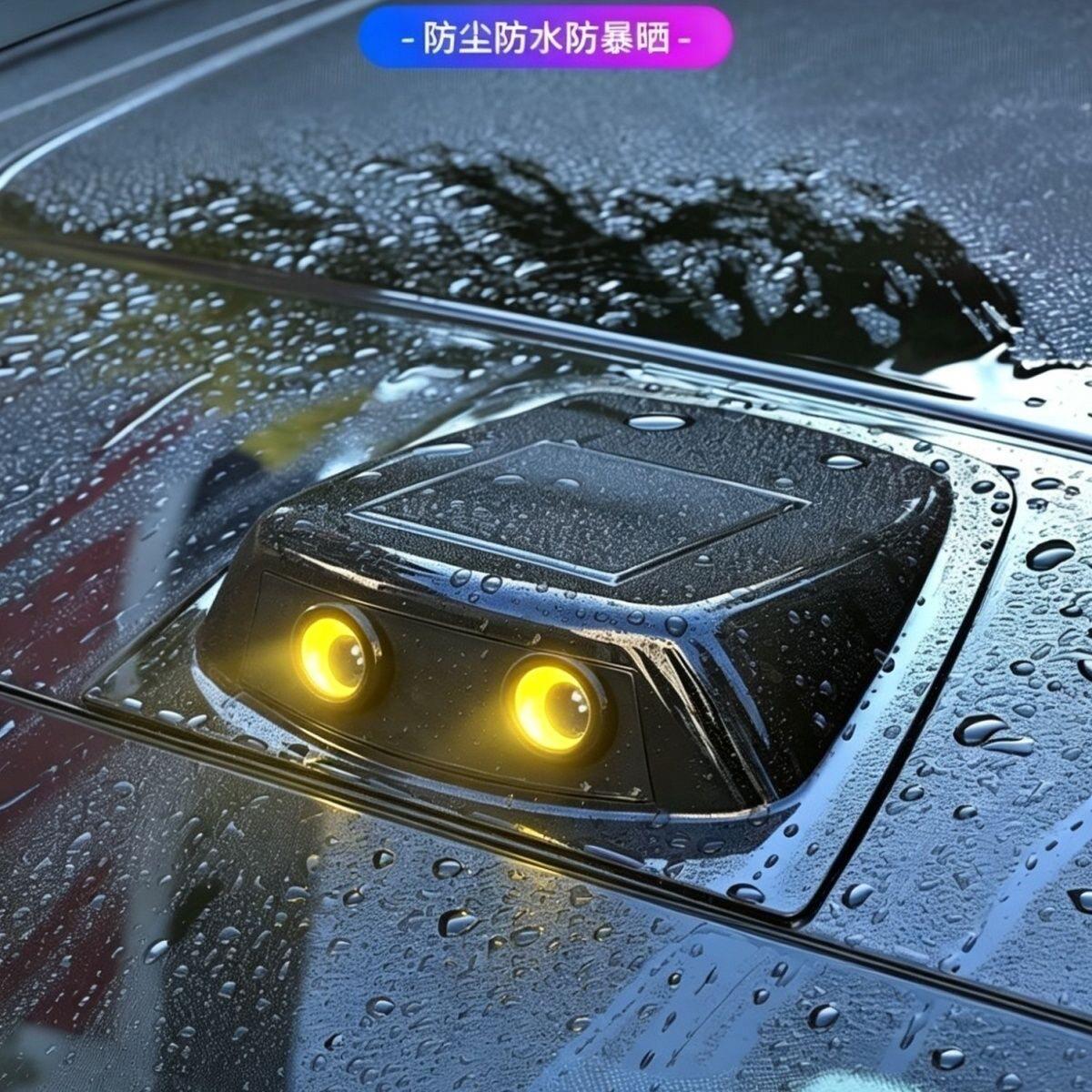 飞凡F7 R7 ER6纳米BOX汽车仿真哨兵模式眼睛激光雷达罩太阳能装饰