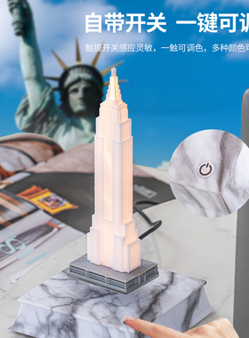 磁悬浮自由女神像摆件送女生礼物