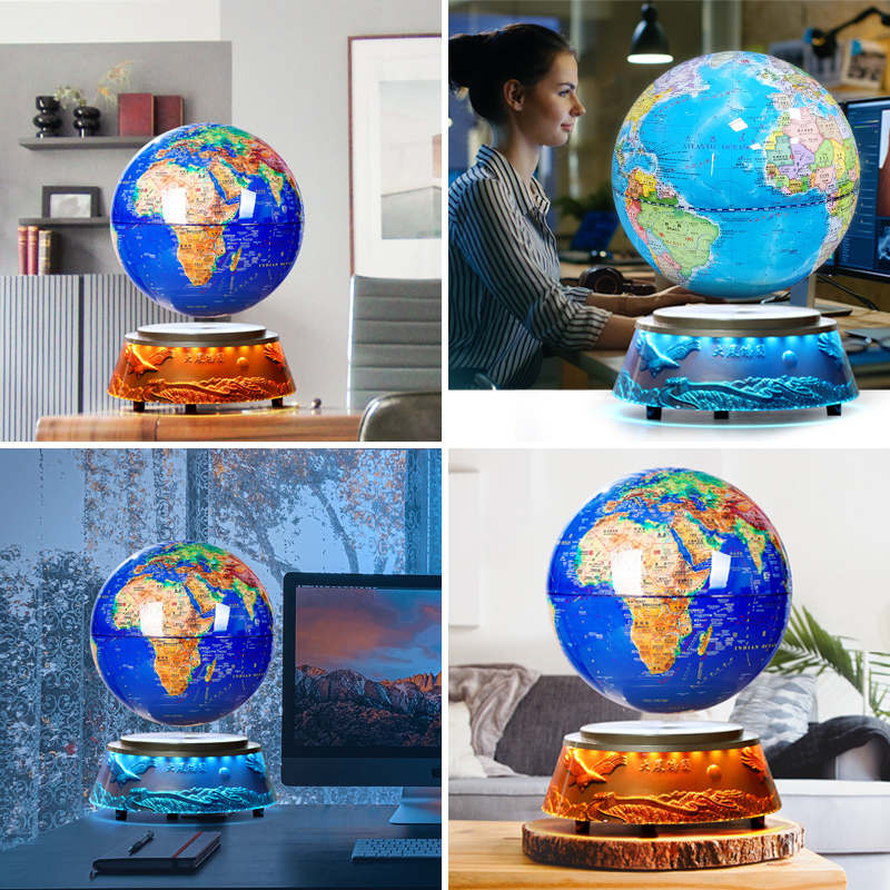 磁悬浮地球仪蓝牙音响电脑台式音箱桌面摆件送老板领导商务礼品 - 图3