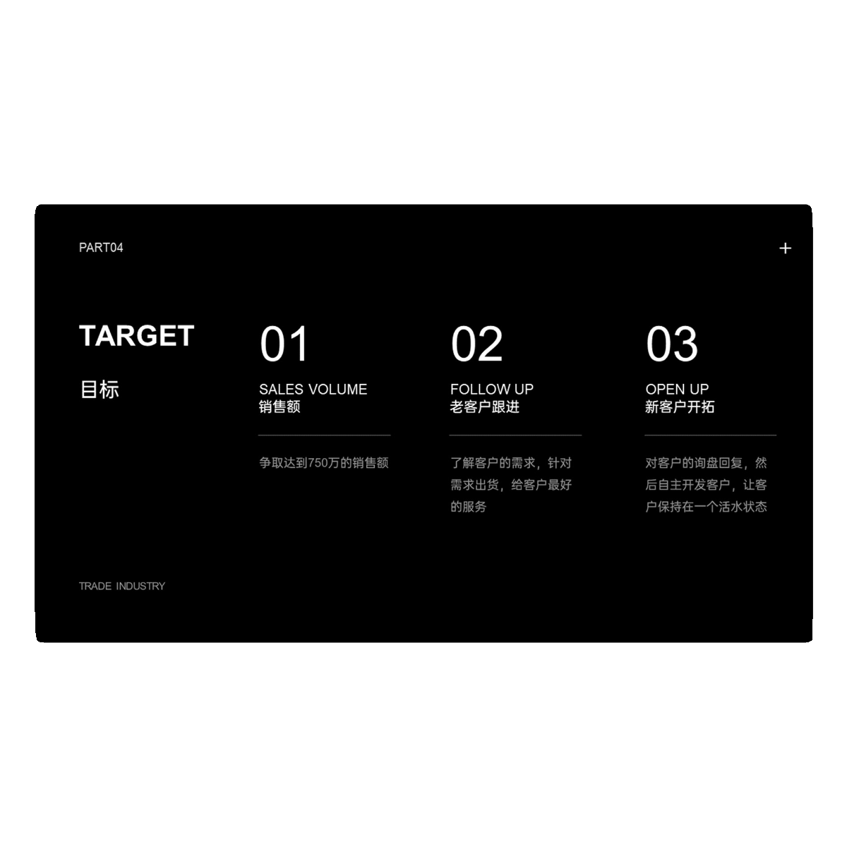 【PPT-350】17页外贸行业通用工作汇报总结黑白极简含内容PPT模板,淘宝优惠券,粉丝福利购,淘宝优惠卷