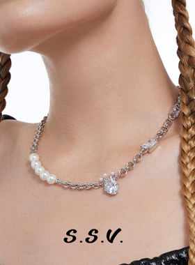 ssv复古系列皇冠项链女chocker