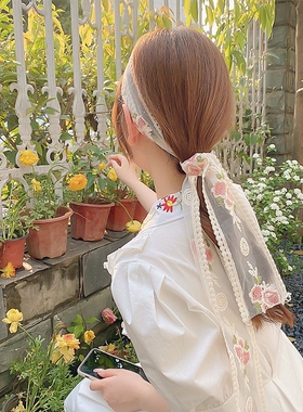 宽边压发神器女士蕾丝