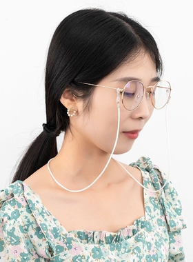 蜡绳眼镜链条不易褪色配件女防掉