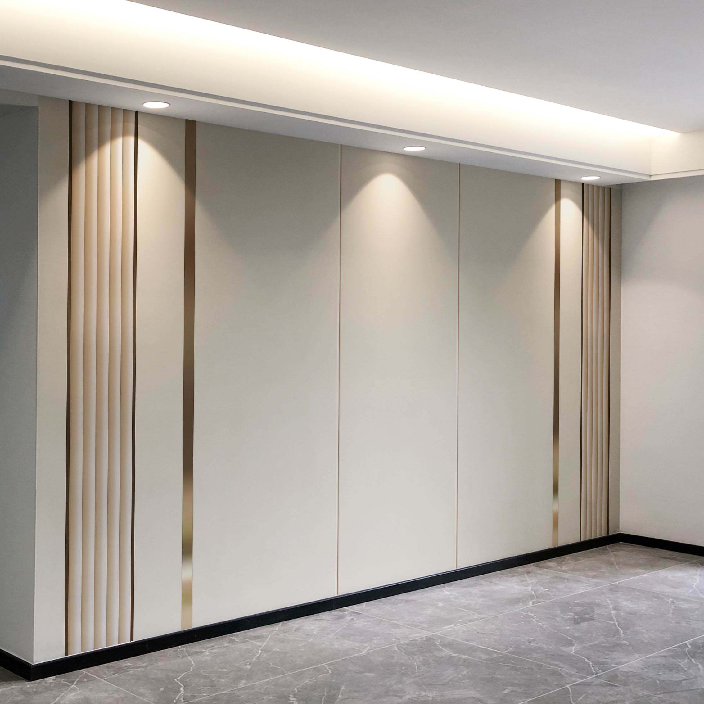 电视背景竹木纤维板北欧卧室装饰护墙板客厅沙发简约大气集成墙板